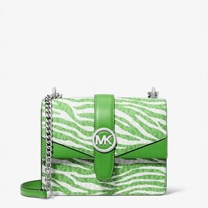 ✨ NEW MICHEAL KORS GREENWICH JUNGLE CROSSBODY NWT!